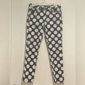 New Rebecca Minkoff polkadot, skinny jeans